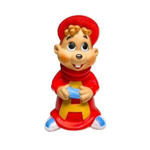 Vintage Alvin and The Chipmunks Vintage 1984 Alvin Piggy Bank No Stopper. 9”